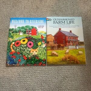 Farm Coloring Books Bundle